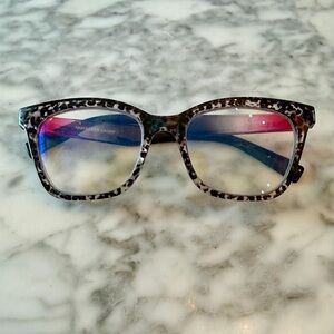 Nicole Miller Leopard Black Pink Eyeglasses Frame 57-16-140 NMKF2239